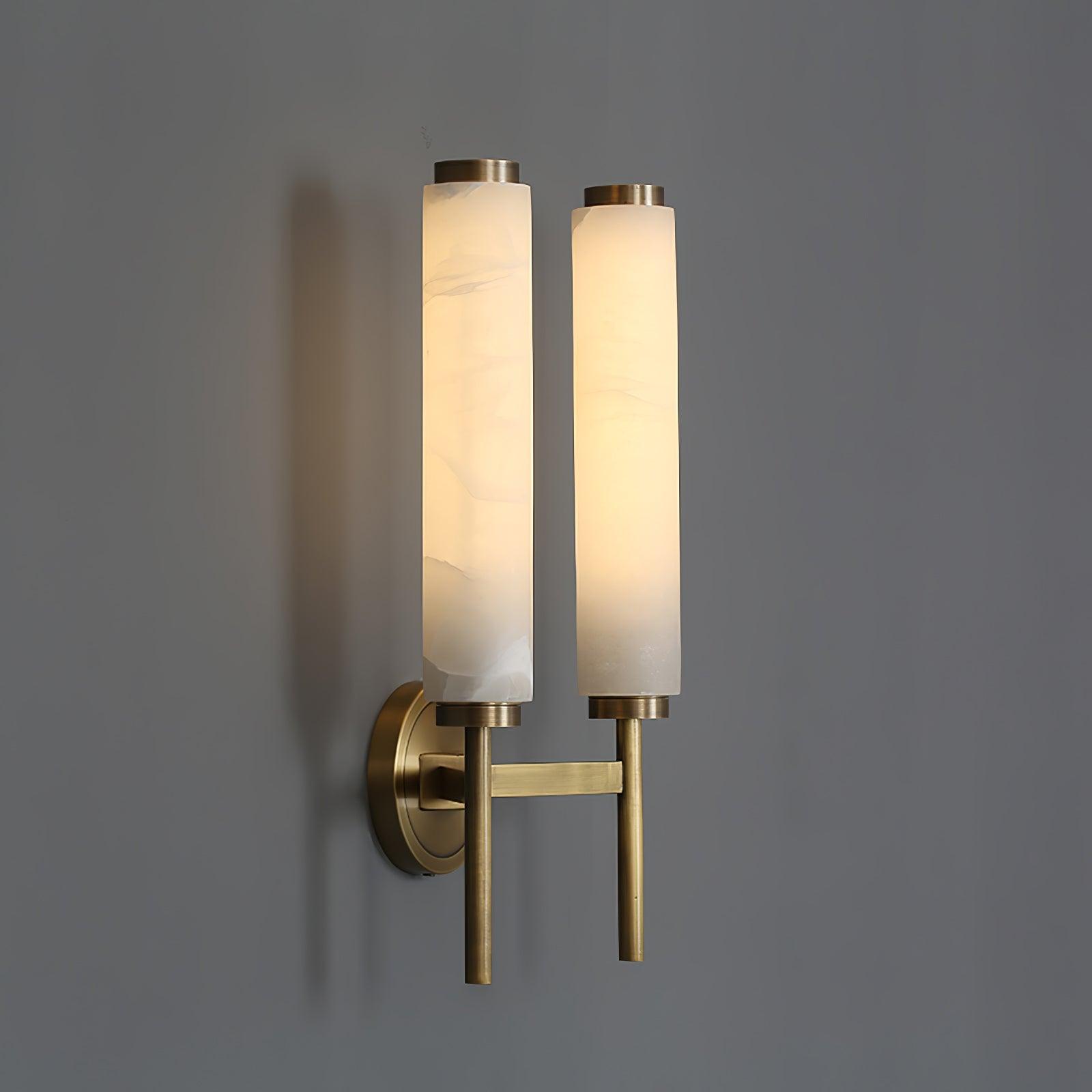 Lampada da Parete in Alabastro Art Deco Jern