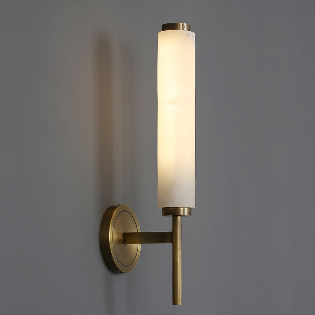 Lampada da Parete in Alabastro Art Deco Jern