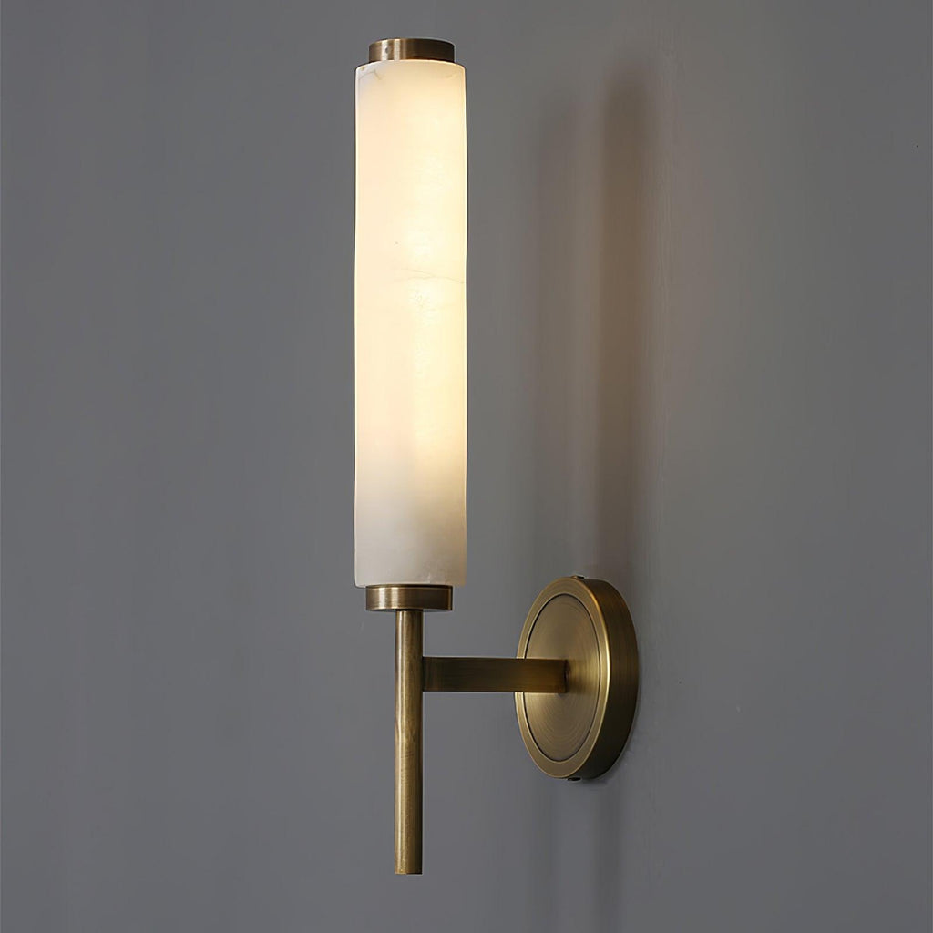 Lampada da Parete in Alabastro Art Deco Jern