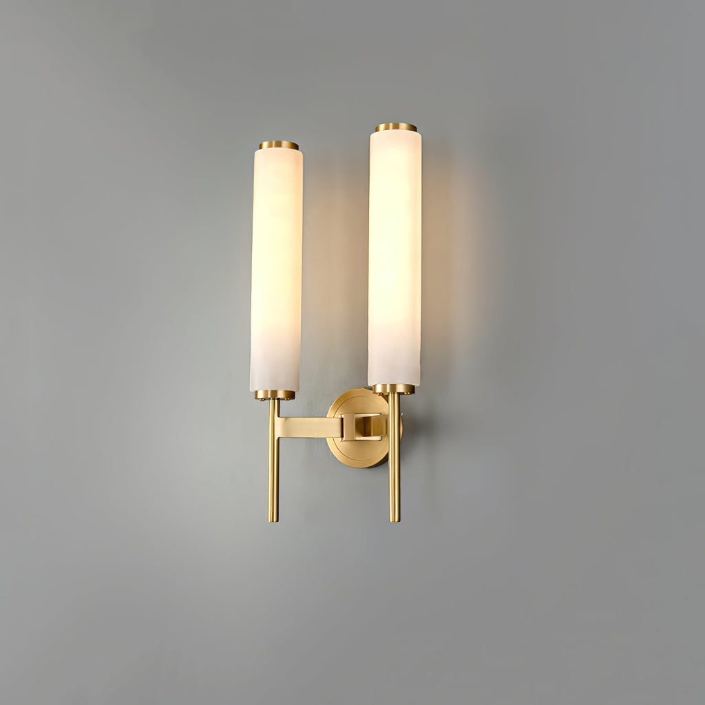 Lampada da Parete in Alabastro Art Deco Jern