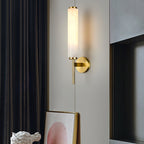 Lampada da Parete in Alabastro Art Deco Jern