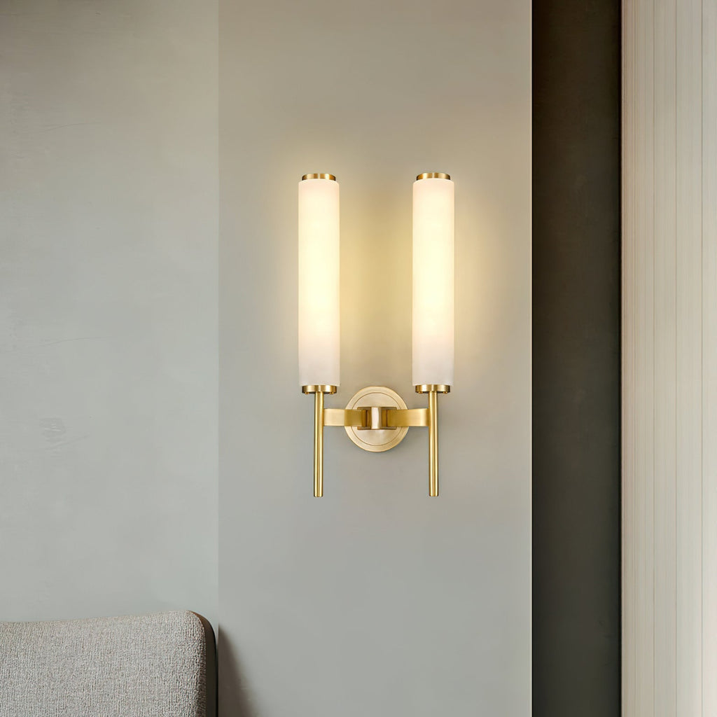 Lampada da Parete in Alabastro Art Deco Jern