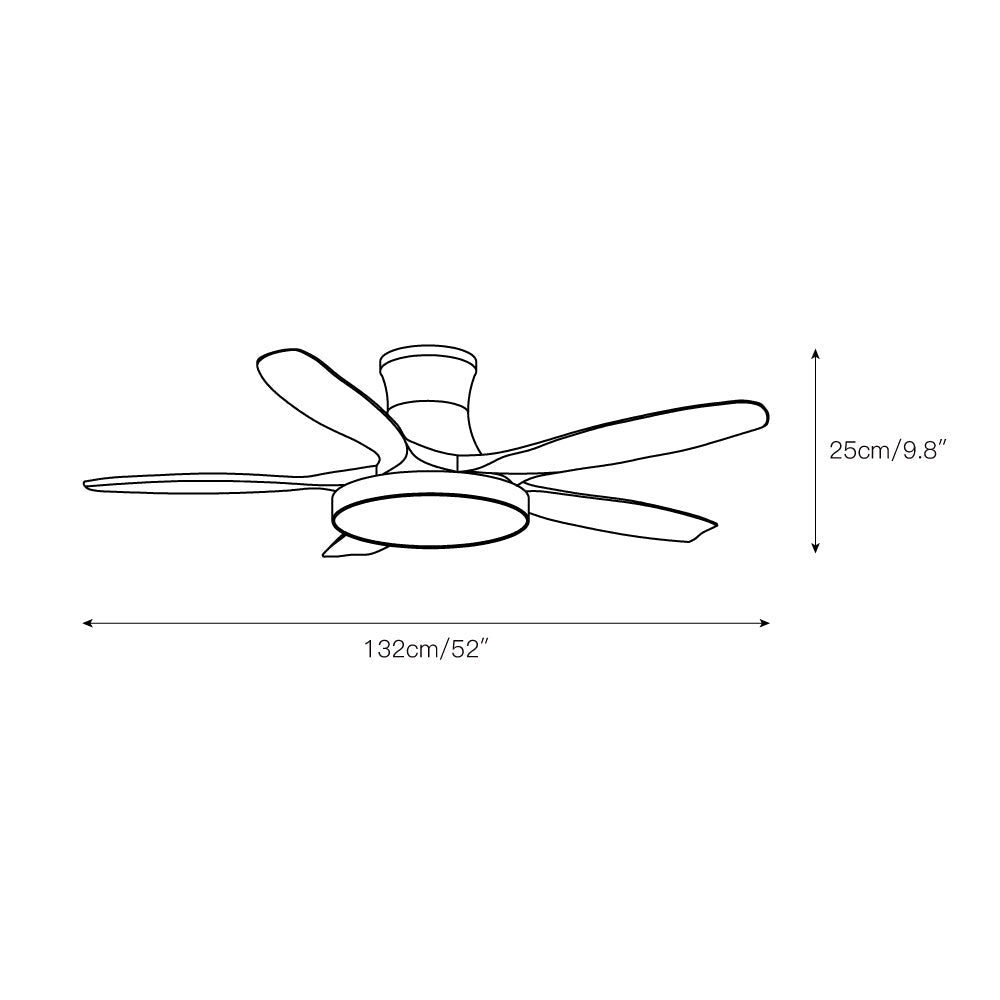 Ventilatore a soffitto Bronx 52″