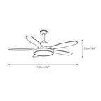 Ventilatore a soffitto Bronx 52″