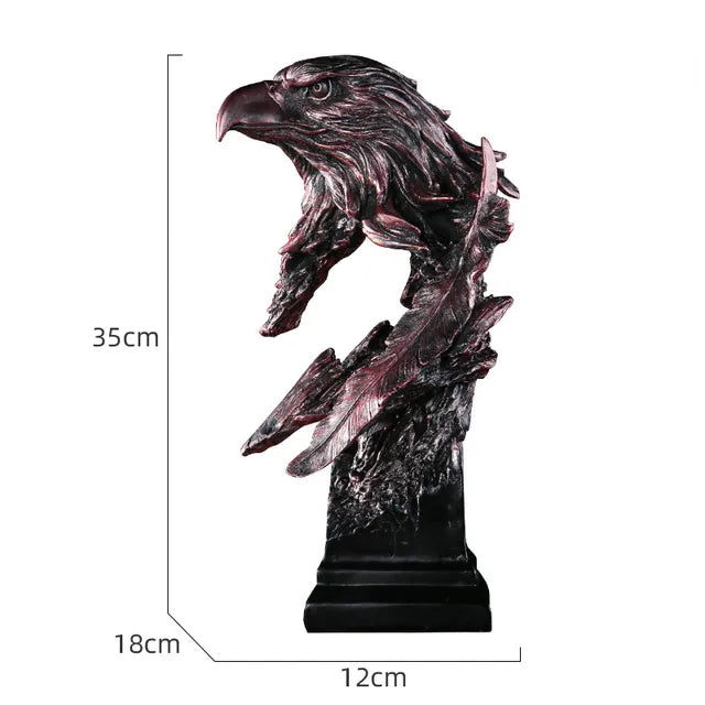 EagleCraft - Statua di Aquila Fatta a Mano per Decorazione di Casa e Ufficio