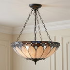 Lampada a soffitto Tiffany Invertita Brooklyn Media