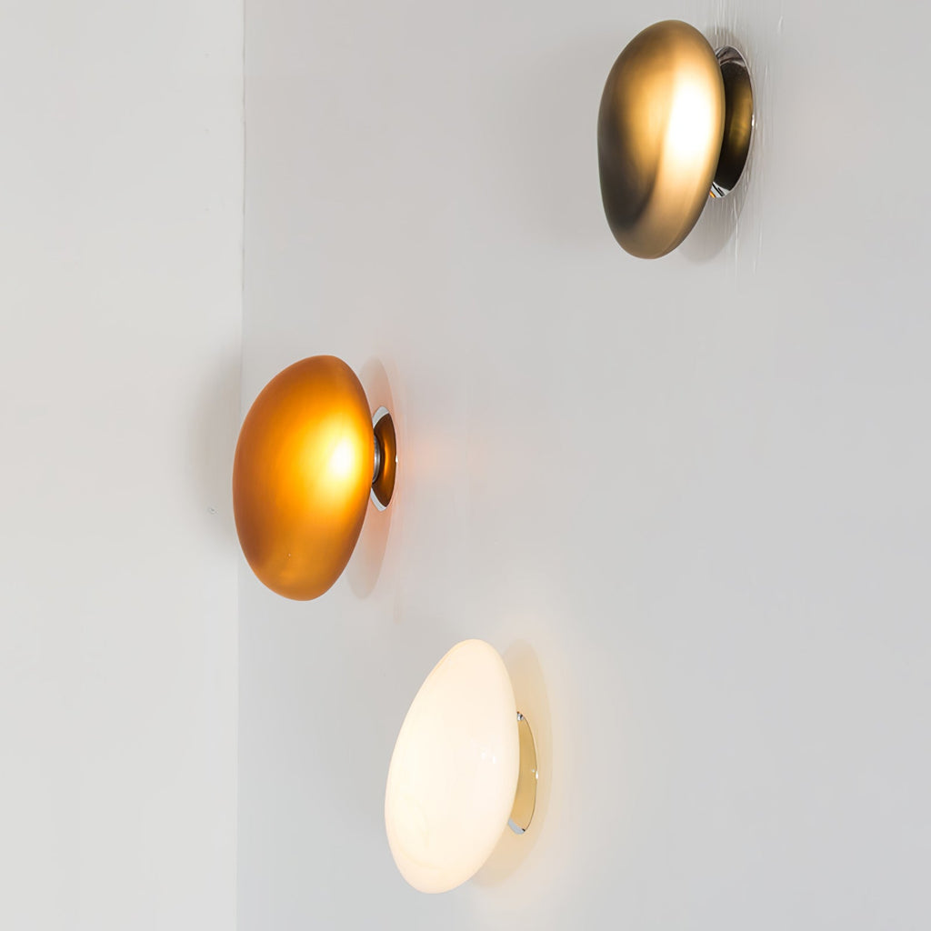 Lustra Applique Vetro Bolla Scultorea