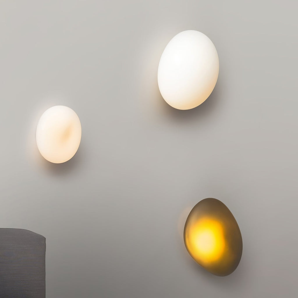 Lustra Applique Vetro Bolla Scultorea
