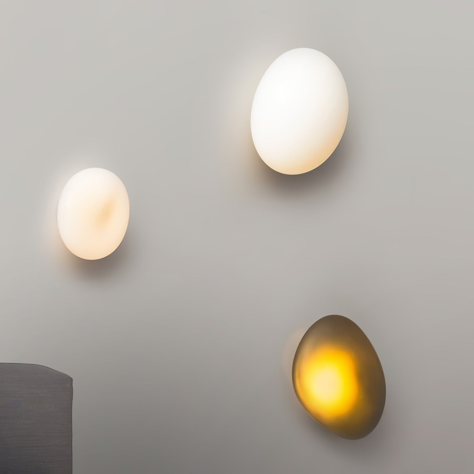 Lustra Applique Vetro Bolla Scultorea