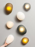 Lustra Applique Vetro Bolla Scultorea