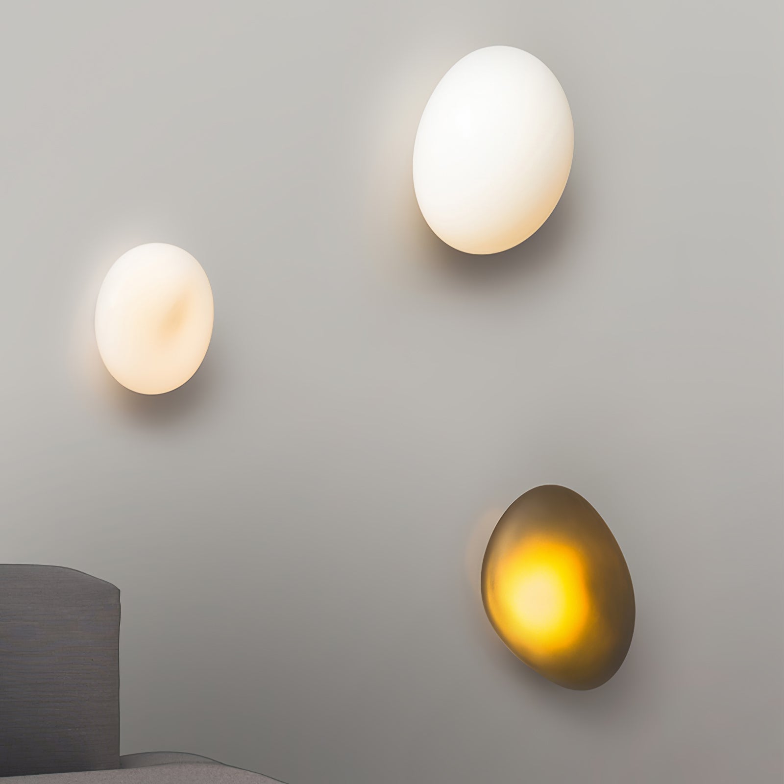 Lustra Applique Vetro Bolla Scultorea