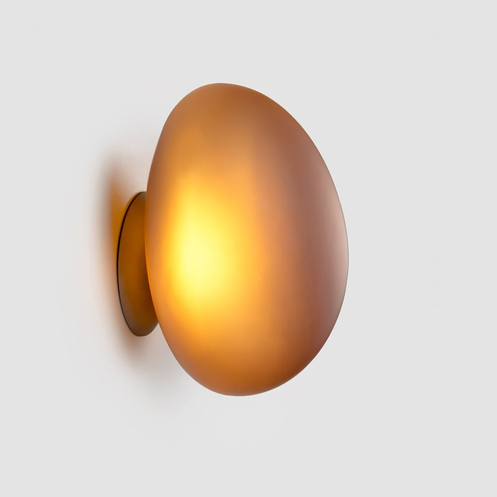 Lustra Applique Vetro Bolla Scultorea