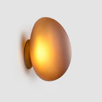 Lustra Applique Vetro Bolla Scultorea
