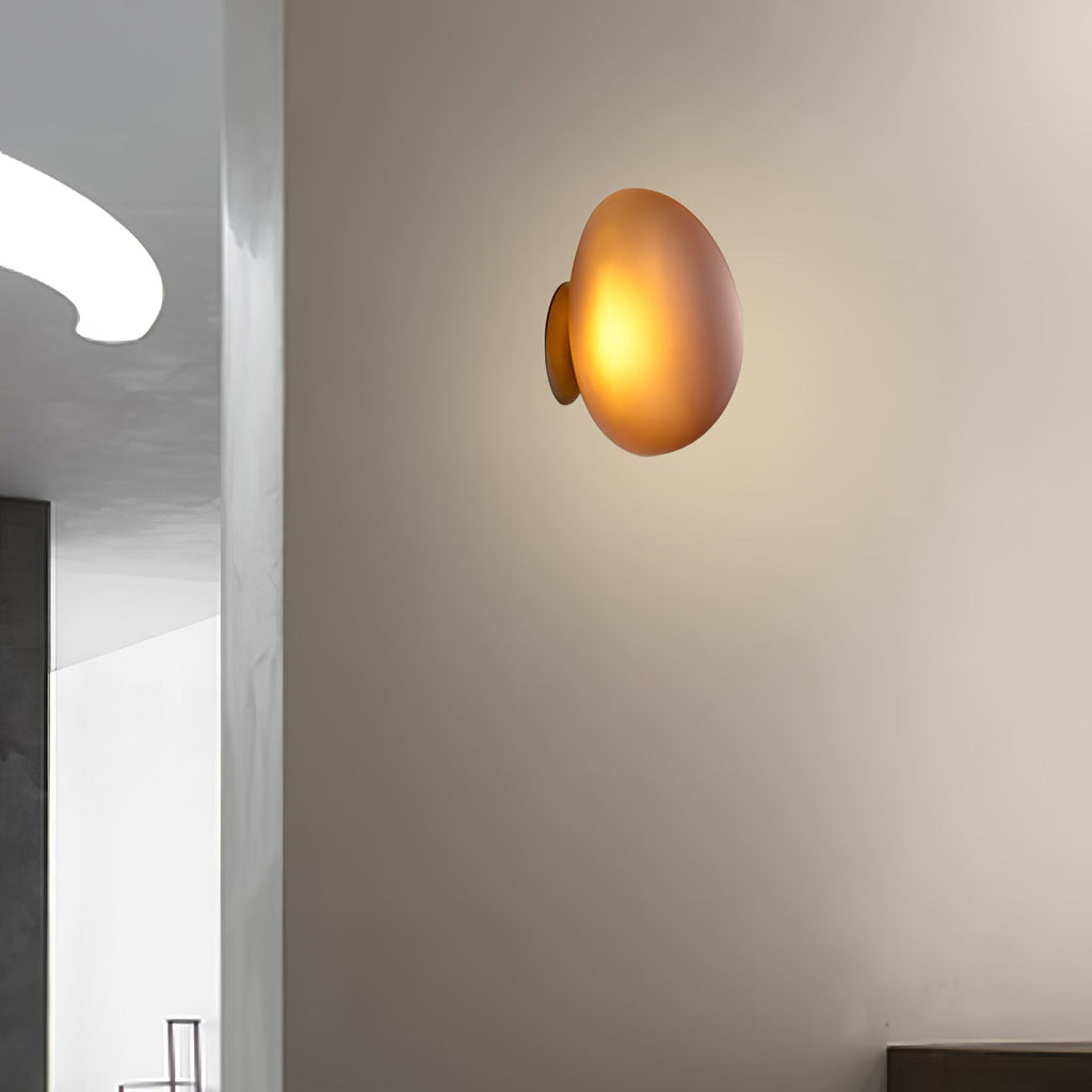 Lustra Applique Vetro Bolla Scultorea
