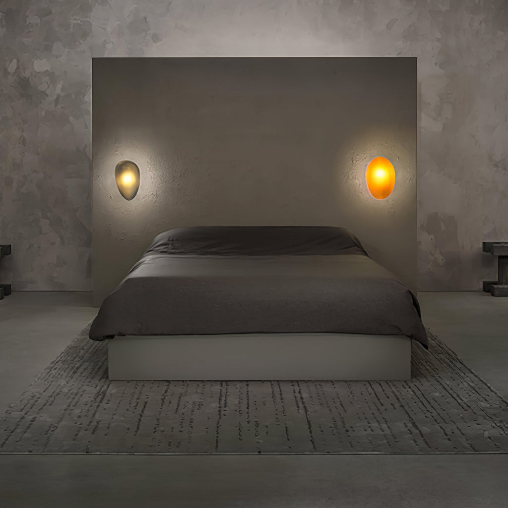 Lustra Applique Vetro Bolla Scultorea