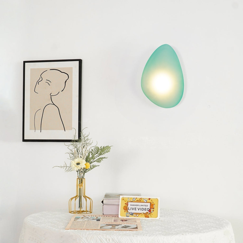 Lustra Applique Vetro Bolla Scultorea