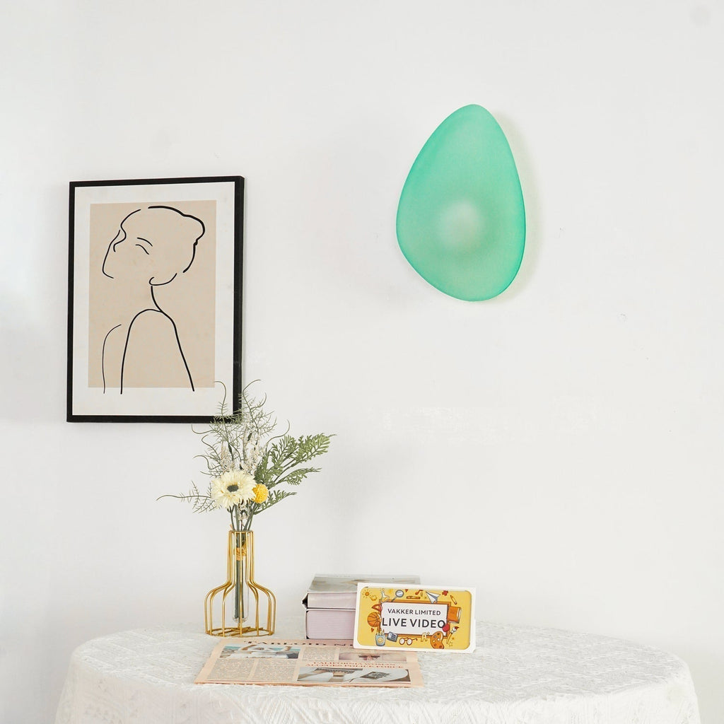 Lustra Applique Vetro Bolla Scultorea