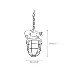 Lampada a sospensione Bulkhead Cage
