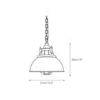 Lampada a sospensione Bulkhead Cage