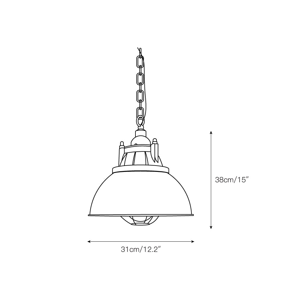 Lampada a sospensione Bulkhead Cage