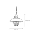 Lampada a sospensione Bulkhead Cage
