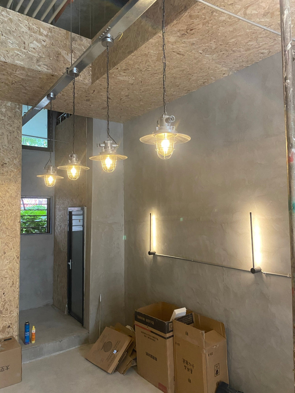 Lampada a sospensione Bulkhead Cage