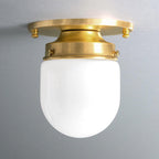Lampada da soffitto sferica a forma di proiettile