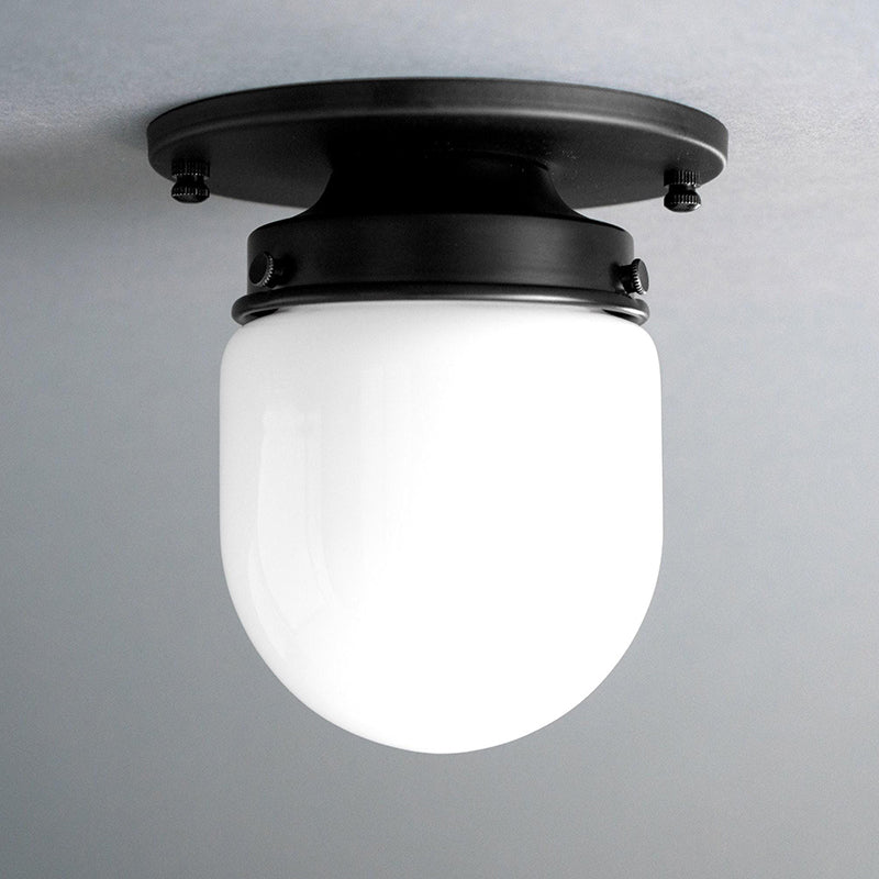 Lampada da soffitto sferica a forma di proiettile
