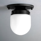 Lampada da soffitto sferica a forma di proiettile
