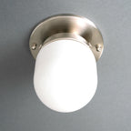 Lampada da soffitto sferica a forma di proiettile