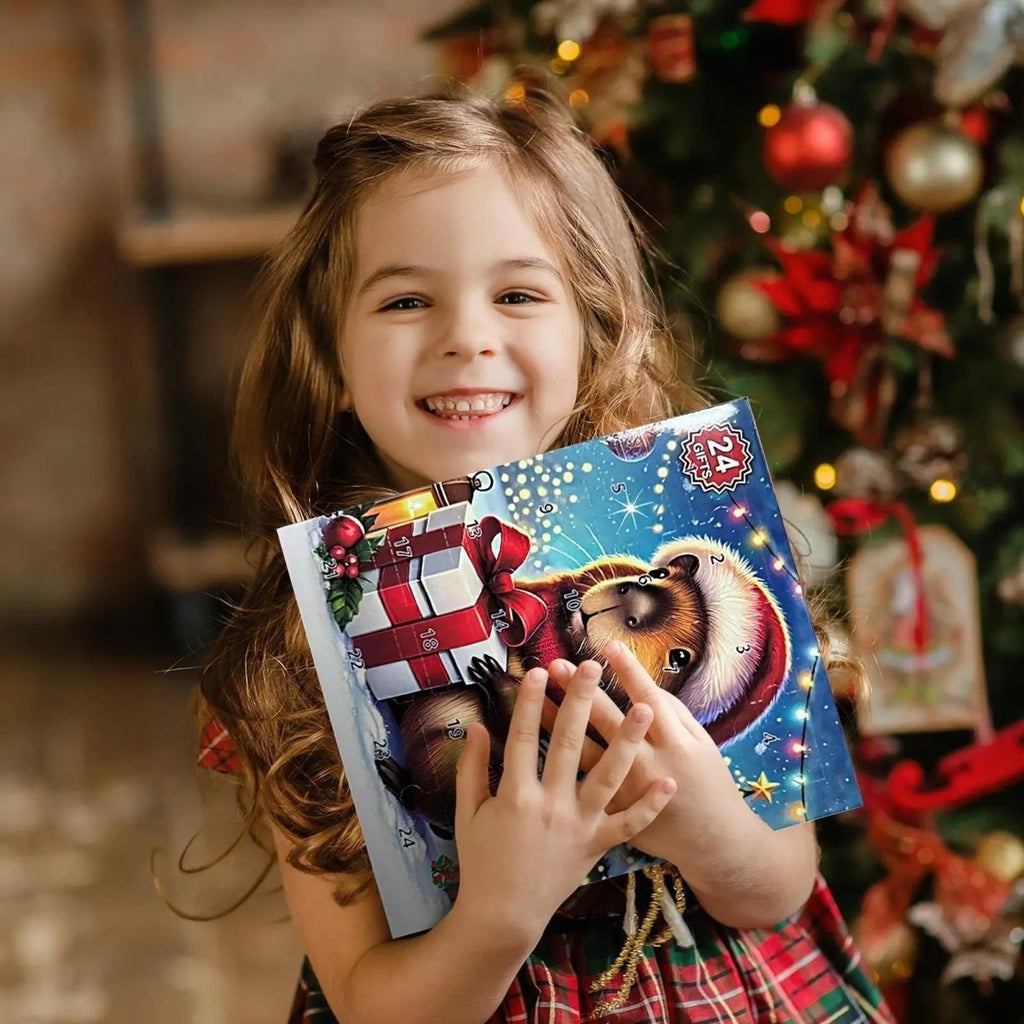 Calendario dell'Avvento Capybara 2026 – 24 Deliziose Figure di Capybara per Bambini