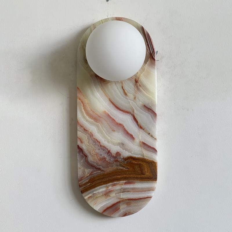 Lampada da Parete Ovale Lucie ∅ 14 cm x H 35 cm