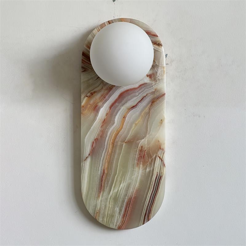 Lampada da Parete Ovale Lucie ∅ 14 cm x H 35 cm