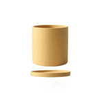POTERIE – Vaso da fiori moderno in ceramica con piattino