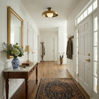 Lampada da soffitto semi flush Cadence in vetro