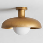 Lampada da soffitto semi flush Cadence in vetro