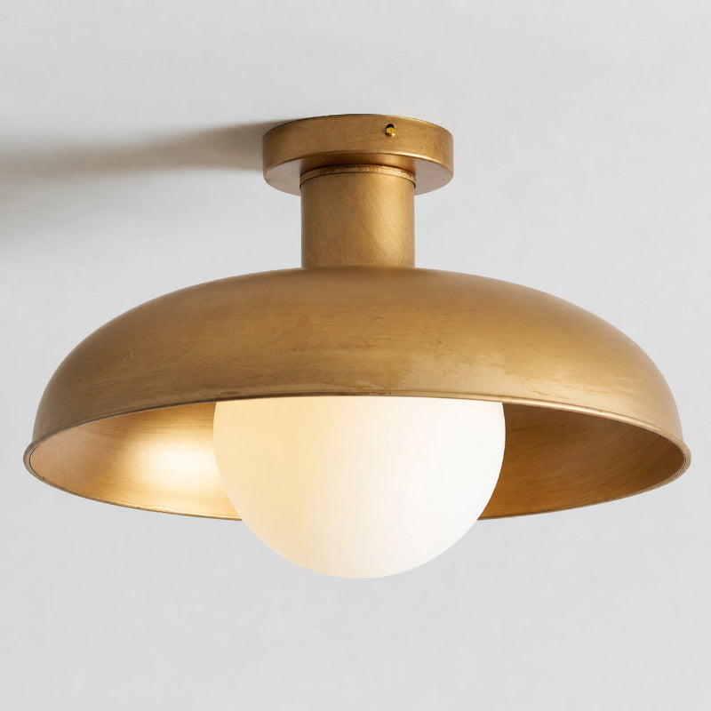 Lampada da soffitto semi flush Cadence in vetro