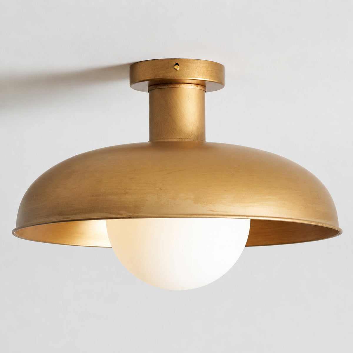 Lampada da soffitto semi flush Cadence in vetro