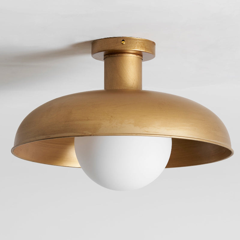 Lampada da soffitto semi flush Cadence in vetro