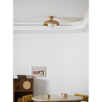 Lampada da soffitto semi flush Cadence in vetro