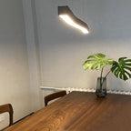 Lampada a sospensione lineare Camur