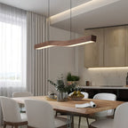 Lampada a sospensione lineare Camur