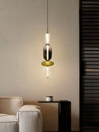Lampada a sospensione Combo in vetro candito