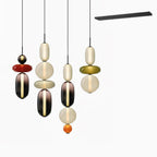 Lampada a sospensione Combo in vetro candito