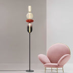 Lampada da Terra in Vetro a Pebble Sovrapposto