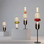 Lampada da Terra in Vetro a Pebble Sovrapposto