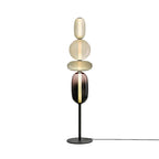 Lampada da Terra in Vetro a Pebble Sovrapposto