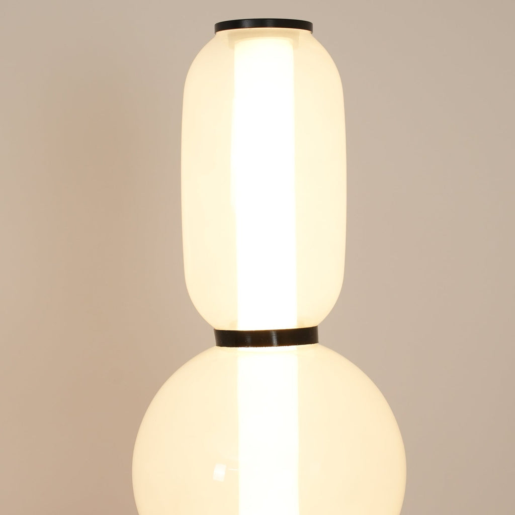 Lampada da Terra in Vetro a Pebble Sovrapposto