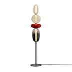 Lampada da Terra in Vetro a Pebble Sovrapposto
