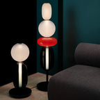 Lampada da Terra in Vetro a Pebble Sovrapposto
